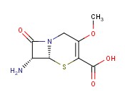 7-氨基-3-甲氧基-8-氧代-5-硫<span class='lighter'>杂</span>-1-<span class='lighter'>氮</span><span class='lighter'>杂</span>双环[4.2.0]辛-2-烯-2-羧酸