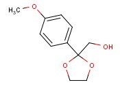 {2-(4-methoxyphenyl)-[1,3]dioxolan-2-yl}<span class='lighter'>methanol</span>