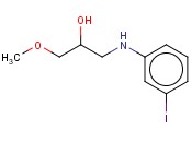 N-(2-HYDROXY-3-METHOXYPROPYL)-<span class='lighter'>3-IODOANILINE</span>