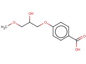 4-(2-羟基-3-甲<span class='lighter'>氧基</span><span class='lighter'>丙</span><span class='lighter'>氧基</span>)苯甲酸