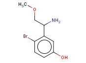 3-(1-AMINO-2-METHOXYETHYL)-4-<span class='lighter'>BROMOPHENOL</span>