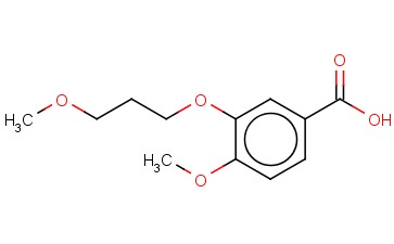 4-<span class='lighter'>甲</span><span class='lighter'>氧基</span>-3-(3-<span class='lighter'>甲</span><span class='lighter'>氧基</span>丙<span class='lighter'>氧基</span>)苯甲酸