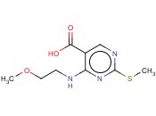 4-(2-METHOXYETHYLAMINO)-2-(METHYLTHIO)PYRIMIDINE-5-CARBOXYLIC ACID