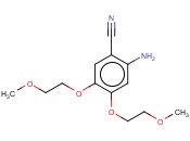 2-氨基-4,5-双(2-<span class='lighter'>甲</span>氧基<span class='lighter'>乙</span>氧基)苯<span class='lighter'>腈</span>
