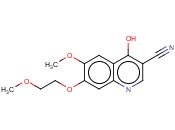 4-HYDROXY-6-METHOXY-7-(2-METHOXYETHOXY)-<span class='lighter'>3-QUINOLINECARBONITRILE</span>