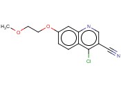 <span class='lighter'>3-QUINOLINECARBONITRILE</span>, 4-CHLORO-7-(2-METHOXYETHOXY)-