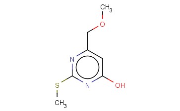 <span class='lighter'>6-HYDROXY-4-METHOXYMETHYL-2-METHYLTHIOPYRIMIDINE</span>
