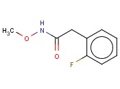 2-(2-FLUOROPHENYL)-N-METHOXYACETAMIDE