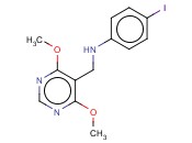 N-[(4,6-DIMETHOXYPYRIMIDIN-5-YL)METHYL]-<span class='lighter'>4-IODOANILINE</span>