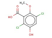 2,5-二氯-3-<span class='lighter'>羟基</span>-6-<span class='lighter'>甲</span>氧基<span class='lighter'>苯甲酸</span>