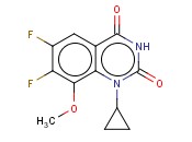 1-CYCLOPROPYL-6,7-DIFLUORO-8-METHOXY-2,4(1H,3H)-QUINAZOLINEDIONE