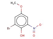 2-<span class='lighter'>溴</span>-4-<span class='lighter'>甲</span><span class='lighter'>氧基</span>-6-硝基<span class='lighter'>苯酚</span>