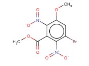 3-溴-5-<span class='lighter'>甲</span>氧基-2,6-二硝基<span class='lighter'>苯甲酸</span><span class='lighter'>甲</span><span class='lighter'>酯</span>