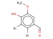 2,3-二<span class='lighter'>溴</span>-4-羟基-5-<span class='lighter'>甲</span><span class='lighter'>氧基</span>苯甲醛