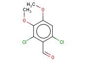 2,6-<span class='lighter'>二</span><span class='lighter'>氯</span>-3,4-<span class='lighter'>二甲</span>氧基<span class='lighter'>苯</span>甲醛