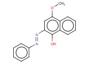 2-<span class='lighter'>苯</span><span class='lighter'>偶氮</span><span class='lighter'>基</span>-4-<span class='lighter'>甲</span><span class='lighter'>氧基</span>-1-<span class='lighter'>萘酚</span>