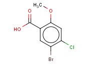 5-溴-4-<span class='lighter'>氯</span>-2-<span class='lighter'>甲</span><span class='lighter'>氧基</span><span class='lighter'>苯甲酸</span>