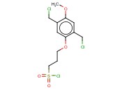 3-[2,5-二(<span class='lighter'>氯</span><span class='lighter'>甲基</span>)-4-<span class='lighter'>甲</span>氧基<span class='lighter'>苯</span>氧基]-1-丙磺<span class='lighter'>酰</span><span class='lighter'>氯</span>