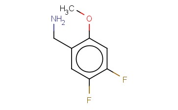 4,5-二氟-2-<span class='lighter'>甲</span><span class='lighter'>氧基</span>苄<span class='lighter'>胺</span>