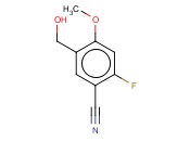 2-FLUORO-5-(HYDROXYMETHYL)-4-METHOXYBENZONITRILE
