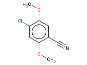 4-氯-2,5-二<span class='lighter'>甲</span>氧基<span class='lighter'>苯</span><span class='lighter'>甲</span><span class='lighter'>腈</span>
