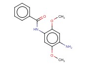 4-<span class='lighter'>苯</span><span class='lighter'>甲</span>酰<span class='lighter'>氨基</span>-2,5-<span class='lighter'>二甲</span>氧基苯胺