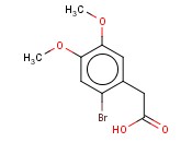 2-<span class='lighter'>溴</span>-4，5-<span class='lighter'>甲</span><span class='lighter'>氧基</span><span class='lighter'>苯乙酸</span>