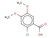 2-<span class='lighter'>CHLORO-4,5</span>-DIMETHOXYBENZOIC ACID
