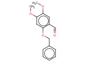 2-<span class='lighter'>苯</span><span class='lighter'>甲</span><span class='lighter'>氧基</span>-4,5-二<span class='lighter'>甲</span><span class='lighter'>氧基</span><span class='lighter'>苯</span>甲醛