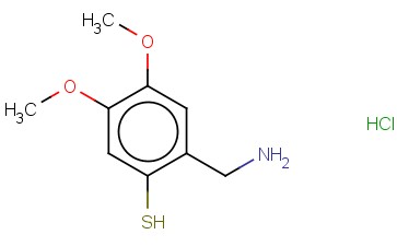 4,5-二<span class='lighter'>甲</span><span class='lighter'>氧基</span>-2-巯基苯<span class='lighter'>甲</span><span class='lighter'>胺</span>盐酸盐