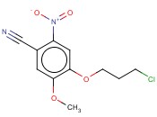 4-(3-氯<span class='lighter'>丙</span><span class='lighter'>氧基</span>)-5-甲<span class='lighter'>氧基</span>-2-硝基<span class='lighter'>苯</span>腈