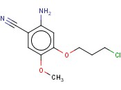 2-氨基-4-(3-氯<span class='lighter'>丙</span><span class='lighter'>氧基</span>)-5-甲<span class='lighter'>氧基</span><span class='lighter'>苯</span>甲腈