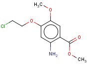 2-氨基-4-(2-氯<span class='lighter'>乙</span><span class='lighter'>氧基</span>)-5-甲<span class='lighter'>氧基</span><span class='lighter'>苯甲酸</span>甲酯