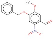4-(<span class='lighter'>苄</span><span class='lighter'>氧基</span>)-5-<span class='lighter'>甲</span><span class='lighter'>氧基</span>-2-硝基苯甲醛