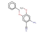 2-氨基-5-(<span class='lighter'>苄</span><span class='lighter'>氧基</span>)-4-<span class='lighter'>甲</span><span class='lighter'>氧基</span>苯腈