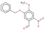 5-<span class='lighter'>苄</span><span class='lighter'>氧基</span>-4-<span class='lighter'>甲</span><span class='lighter'>氧基</span>-2-硝基苯甲醛