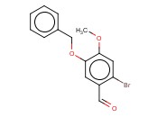 2-<span class='lighter'>溴</span>-4-甲氧基-5-<span class='lighter'>苄</span>氧基苯甲醛