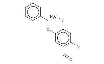 2-溴-4-甲<span class='lighter'>氧基</span>-5-<span class='lighter'>苄</span><span class='lighter'>氧基</span><span class='lighter'>苯</span><span class='lighter'>甲醛</span>