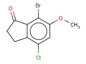 7-BROMO-4-CHLORO-6-METHOXY-1-<span class='lighter'>INDANONE</span>