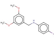 N-[(3,5-DIMETHOXYPHENYL)METHYL]-<span class='lighter'>4-IODOANILINE</span>