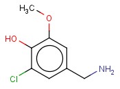 <span class='lighter'>苯酚</span>,4-(氨基甲基)-2-氯-6-<span class='lighter'>甲</span><span class='lighter'>氧基</span>-