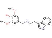 4-([2-(1H-吲哚)-乙基氨基]-甲基)-2,6-二<span class='lighter'>甲</span><span class='lighter'>氧基</span><span class='lighter'>苯酚</span>