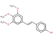(E)-4'-羟基-3,4,5-三甲氧基<span class='lighter'>二</span><span class='lighter'>苯乙烯</span>