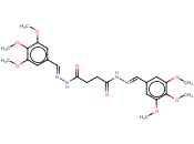 <span class='lighter'>SUCCINIC</span> ACID BIS(3,4,5-TRIMETHOXYBENZYLIDENEHYDRAZIDE)