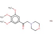3',4',5'-TRIMETHOXY-2-MORPHOLINOACETOPHENONE <span class='lighter'>HYDROBROMIDE</span>