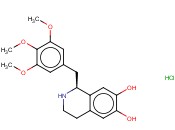 (S)-1,2,3,4-四氢-1-[(3,4,5-三甲氧基苯基)甲基]-6,7-<span class='lighter'>异</span>喹啉二醇<span class='lighter'>盐酸盐</span>