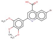 6-BROMO-2-(3,4,5-TRIMETHOXY-PHENYL)-QUINOLINE-4-CARBOXYLIC ACID