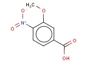 3-甲<span class='lighter'>氧基</span>-4-硝基<span class='lighter'>苯甲酸</span>