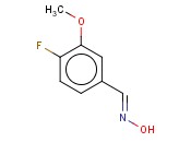 <span class='lighter'>4-FLUORO-3-METHOXYBENZALDEHYDE</span> <span class='lighter'>OXIME</span>