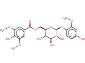 4'-羟基-2'-甲氧基苯酚 1-O-BETA-D-(6-O-紫<span class='lighter'>丁香</span>酰)吡喃葡萄糖苷